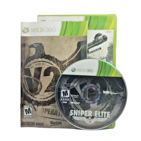 505 Games Sniper Elite V2 Microsoft Xbox 360, 2012 Complete Tested - Picture 1 of 3